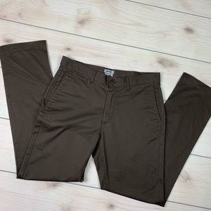 DKNY brown chinos. Slim fit.